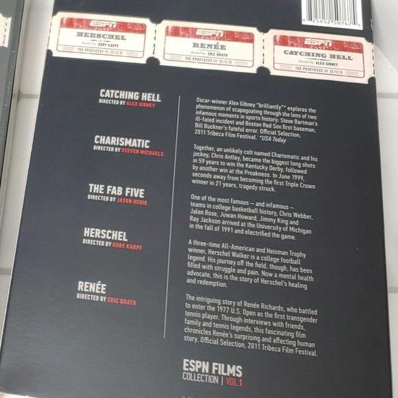 ESPN Films Collection: Volume 1 Factory Sealed 5 DVD Box Set - Picture 4 of 4